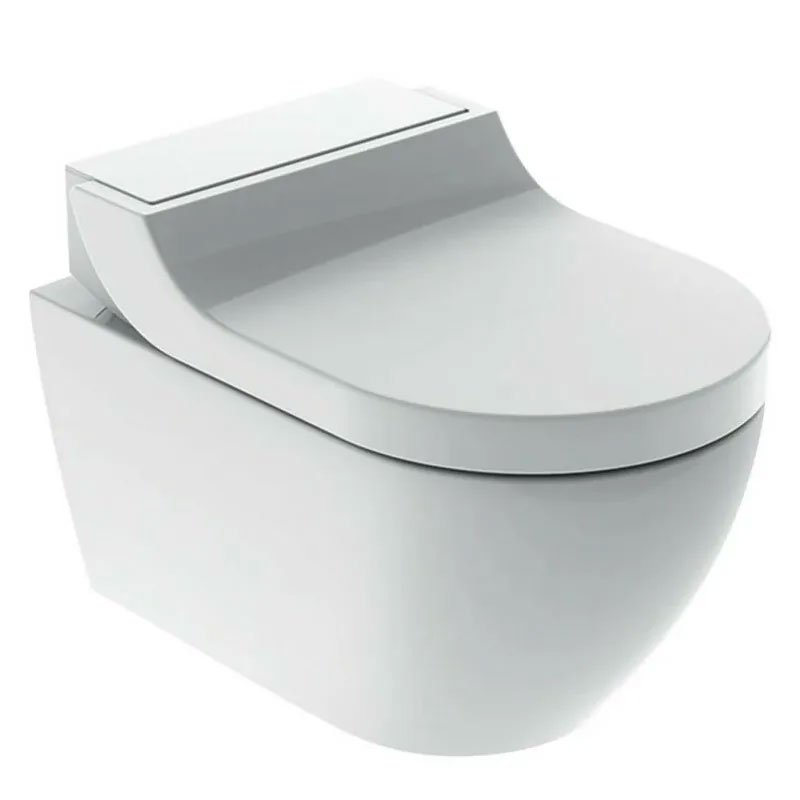 geberit-vaso-bidet-sospeso-aquaclean-tuma-comfort-con-sedile-chiusura-rallentata-colore-bianco-vista-laterale.jpg GEBERIT – Vaso Bidet Sospeso AQUACLEAN TUMA COMFORT con Sedile chiusura rallentata colore Bianco - immagine 1