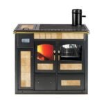 KLOVER – Termocucina a Legna KW.22 IDRO Riscaldamento Acqua Sanitaria STORICA KTOP colore SAXUM
