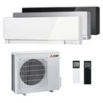 Mitsubishi – Climatizzatore Inverter 18000 btu A++ Kirigamine Zen MSZ-EF50VGK Wifi Bianco, Nero, Argento/Silver